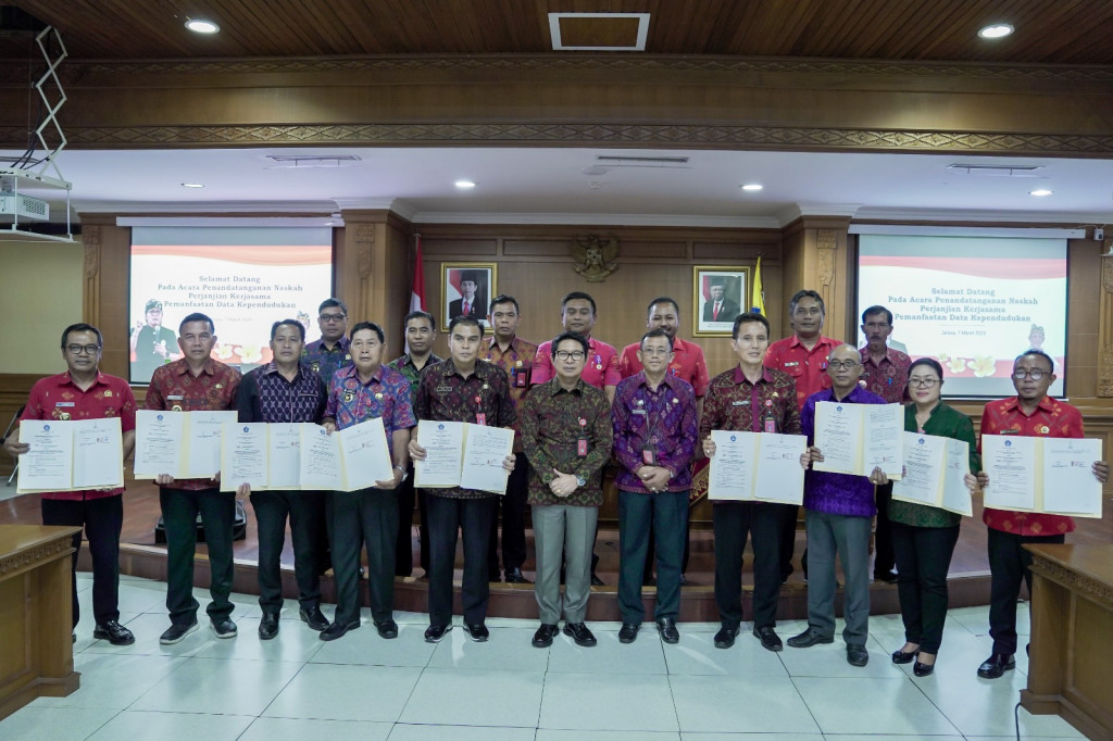 Hadiri Acara PKS Dukcapil Badung Dengan 2 OPD dan 16 Desa 